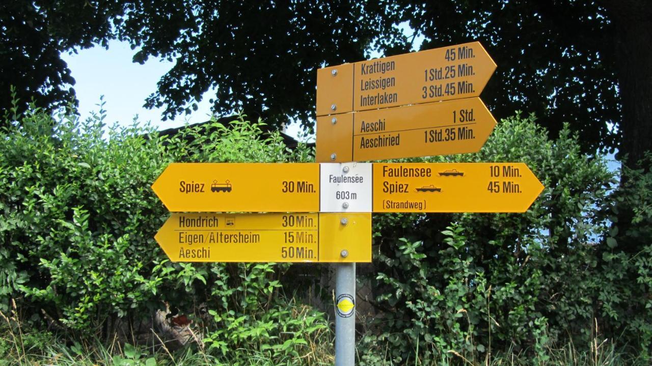 Bahnhoefli Faulensee Eksteriør bilde